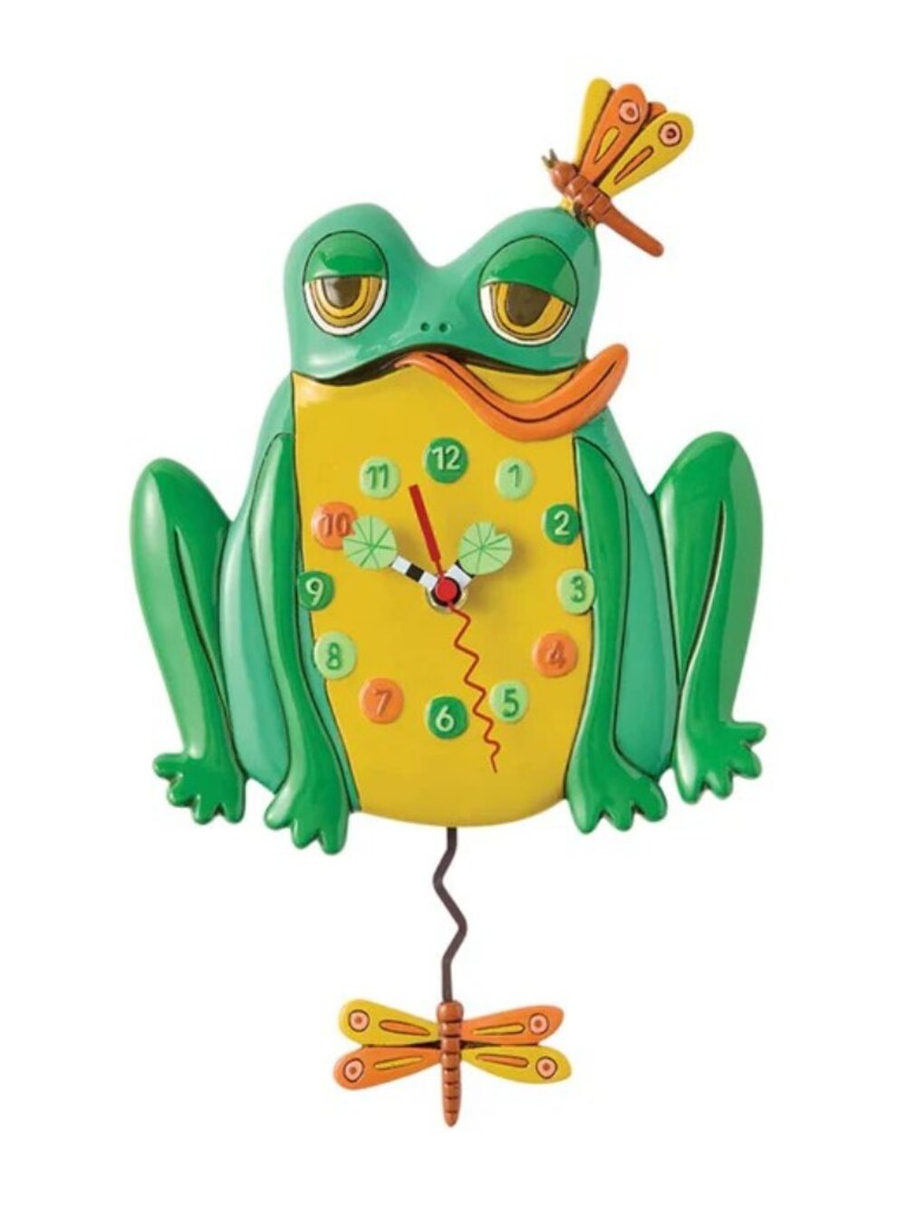 Allen Design Hop To It Frog Clock.